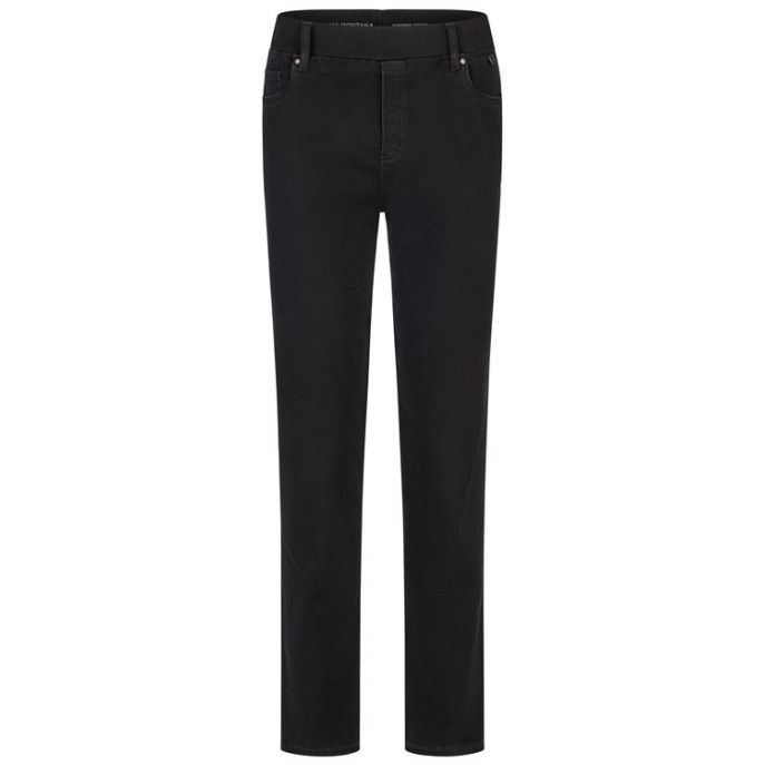 Anna Montana 1021 Angelika Thermo jeans Zwart